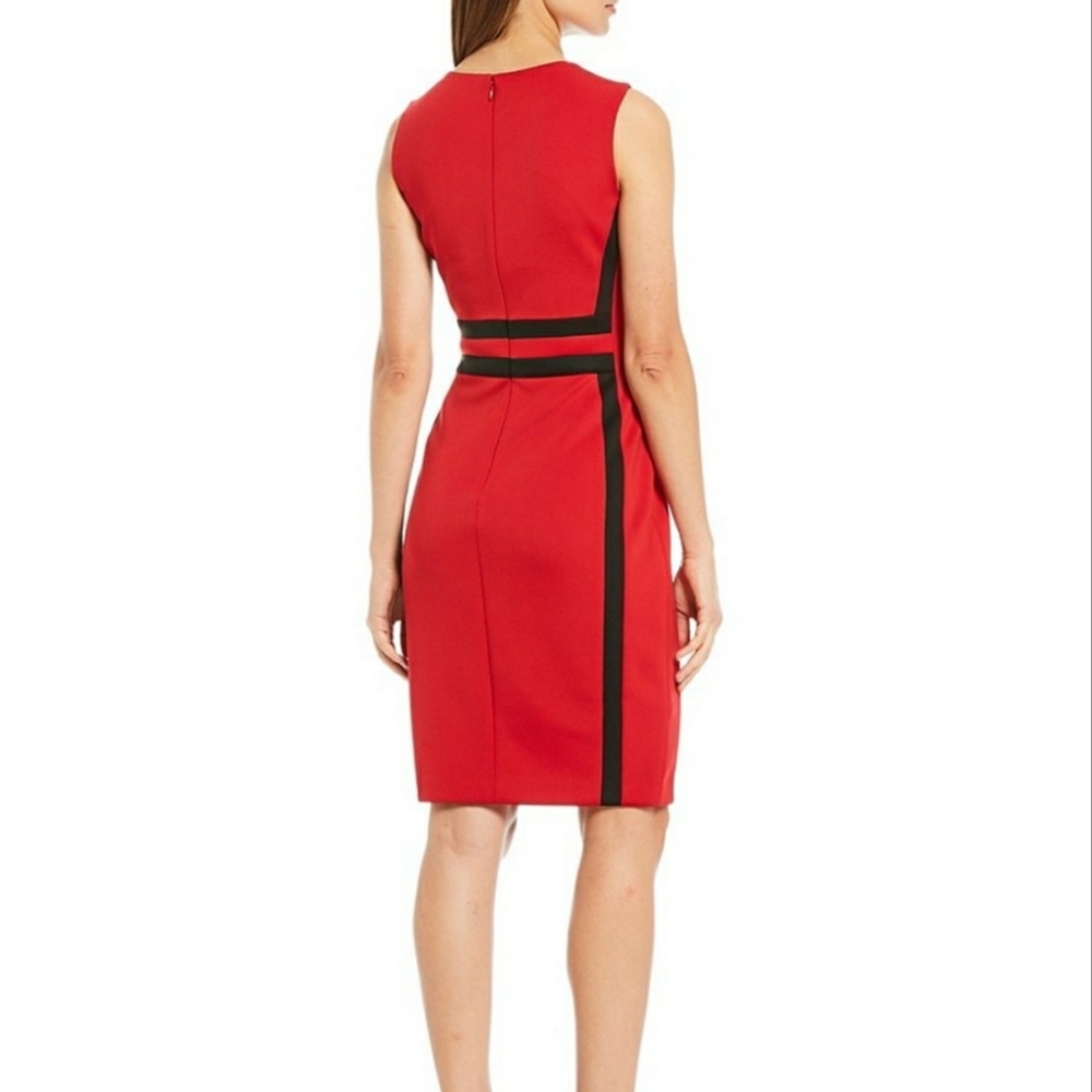 Calvin Klein Colorblock Sheath Dress - Picture 3 of 7